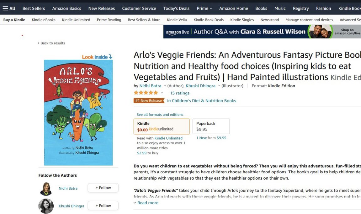The books intends to help kids eat healthy food options. Hope you enjoy reading it to your kids 🤗