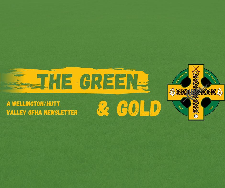 THE GREEN &amp; GOLD | 

In our March newsletter: 

🚦 Playing at Red
🇳🇿 New Zealand Championships cancelled
🎖 Awards night
💻 New website now live
🆚 Hurlers play Queenstown

And more...

Read here: bit.ly/3Mm5wJB

#WellyAbú 🟢🟡