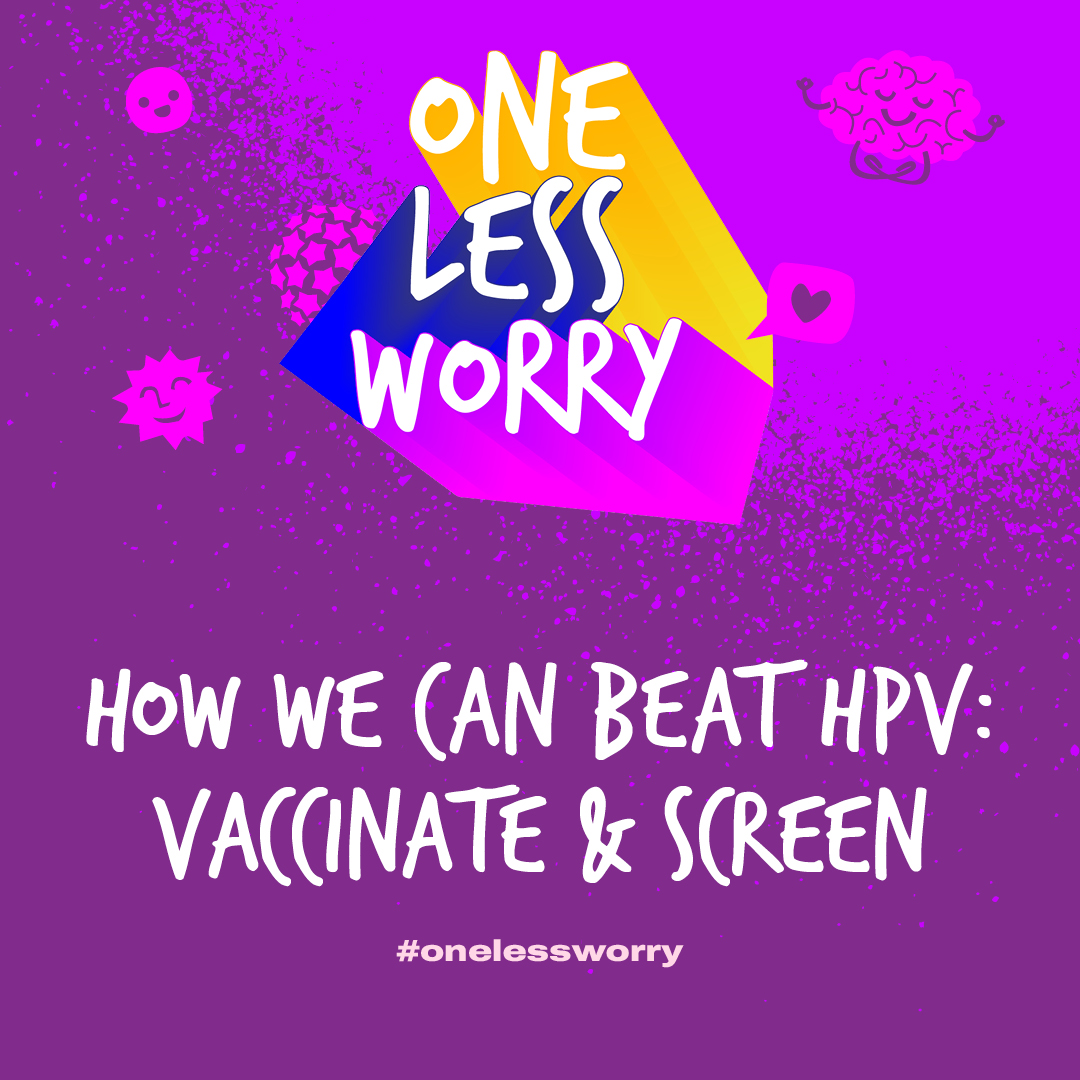 #askaboutHPV #onelessworry