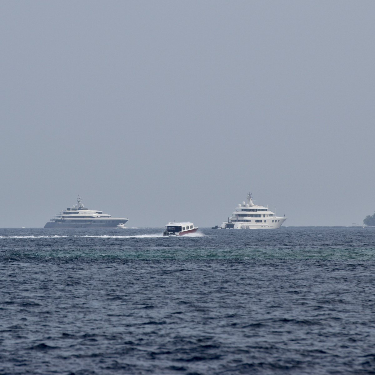 At least five superyachts owned by Russian billionaires were anchored or cruising on Wednesday in Maldives, as the U.S. and European authorities move to freeze and seize assets of Russian oligarchs with links to Russian govt. 

📷 <a href="/tedmaldives/">Muzayyin Nazim</a> 

More: dhauru.com/W234K