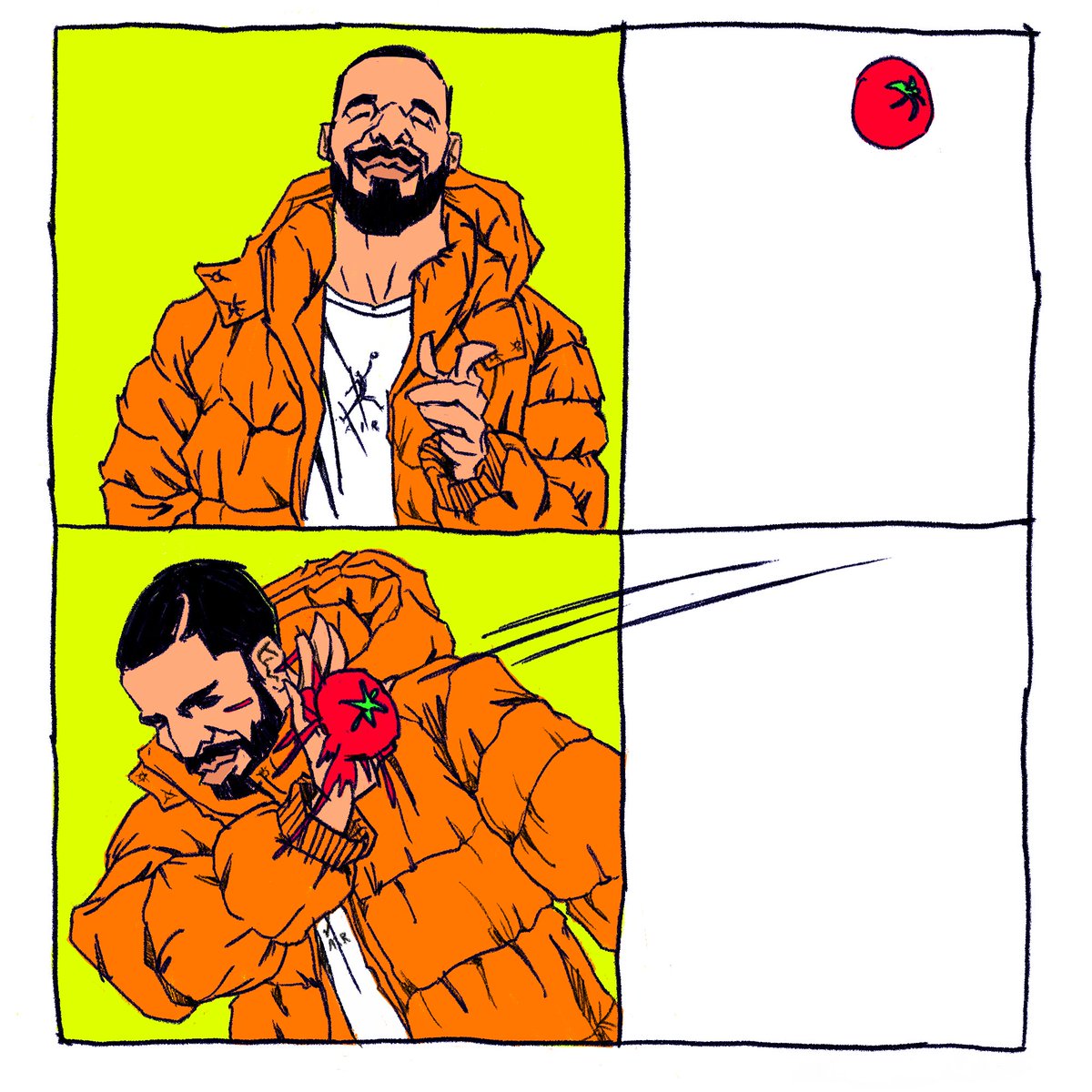 "drake meme"
20/20 editions
0.8 TEZ
teia.art/objkt/659109

#NFT #nftart #CleanNFT #tropicalted #tezos #tezosart #XTZ