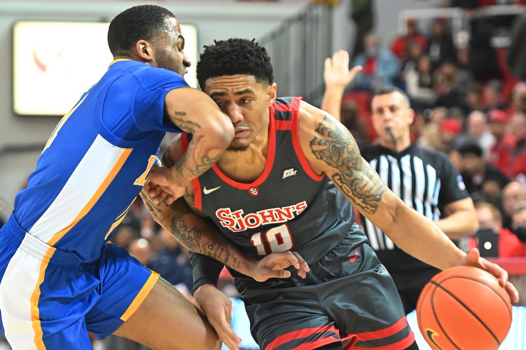 nypost's tweet photo. St. John's Tareq Coburn made Senior Night moment count after strenuous season https://t.co/jIh7X5kK7H https://t.co/DYB1At9uqk