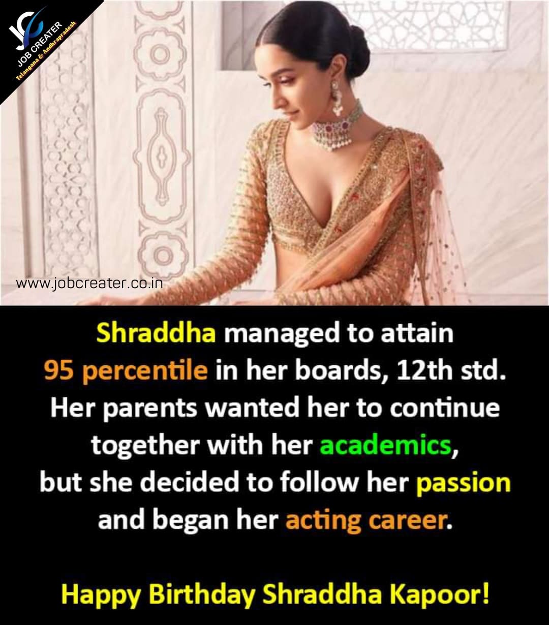 Happy birthday Shraddha Kapoor 