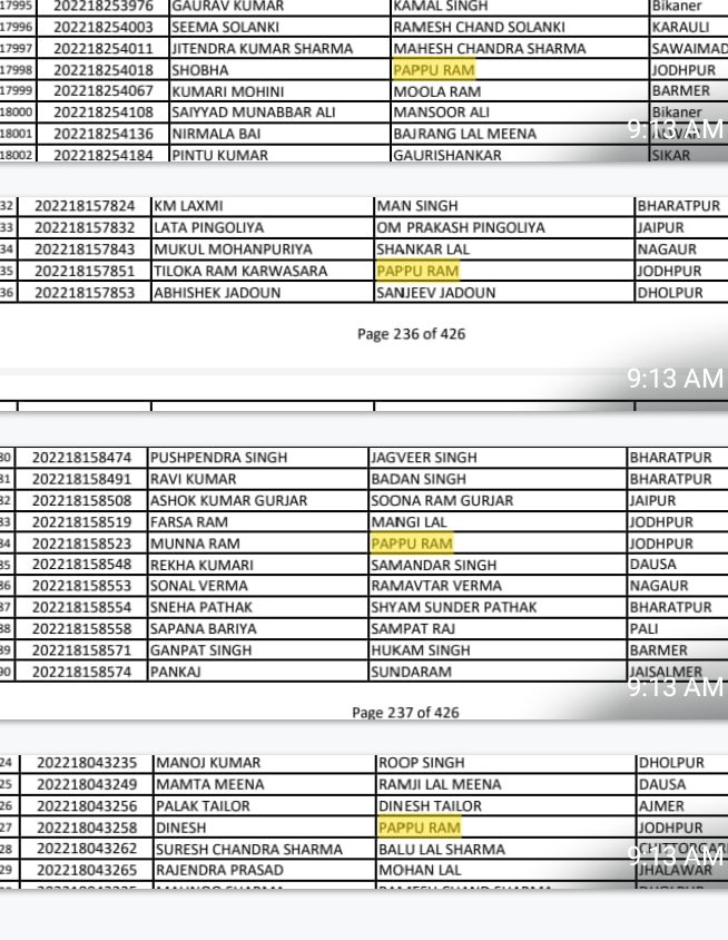 मेरे दो भाई व एक बहिन का भी सलेक्शन हुआ रीट में मुझे तो आज पता चला है 🤔
#REET_L1_को_जल्द_नियुक्ति_दो