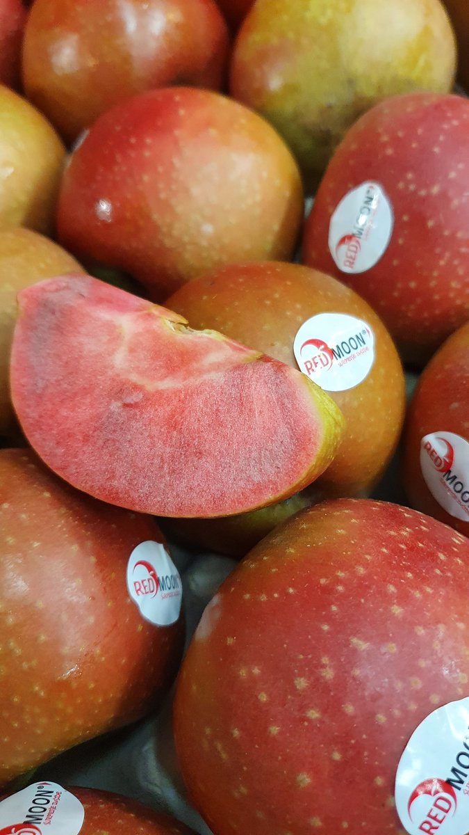 Have you ever seen one of these!? Red flesh to go with the skin. A true Red Apple in every sense the "Red Moon" 🍎
#apple #Italian #fruit #wholesale #bristolmarket #fgb #specialistproduce