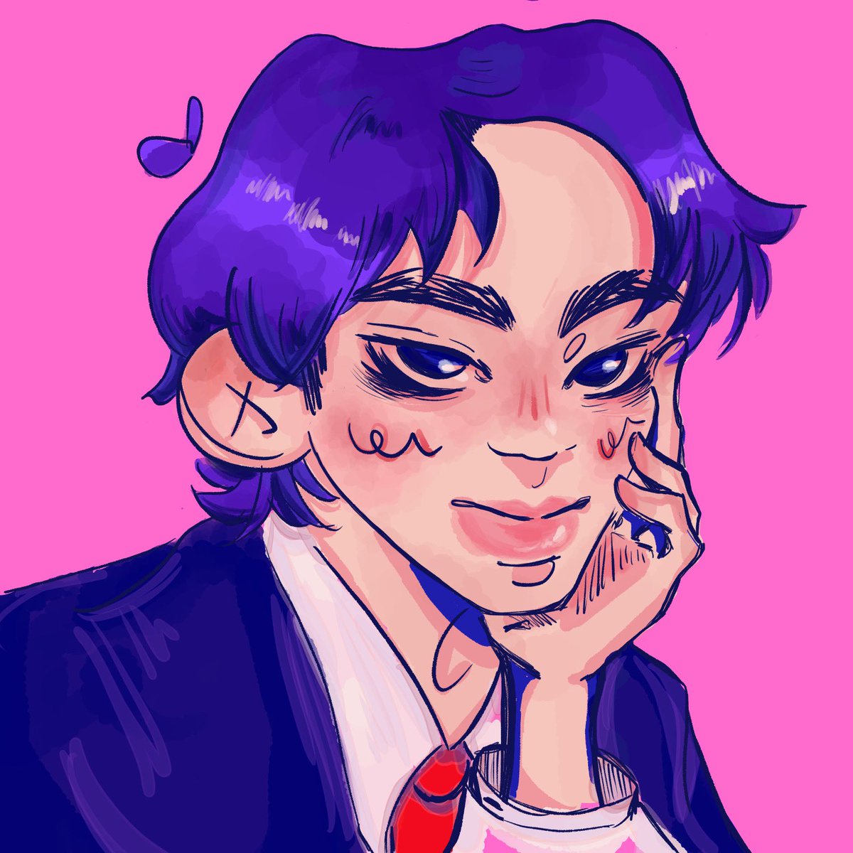 NattV28's tweet photo. Really simple (kinda uglish) sketch because I still don’t understand how digital art works 🥲🥲🥲pls I’d appreciate some tips😪👉👈 #fanart #drawing #digitalart #help #yikes https://t.co/yiomyNeIb0