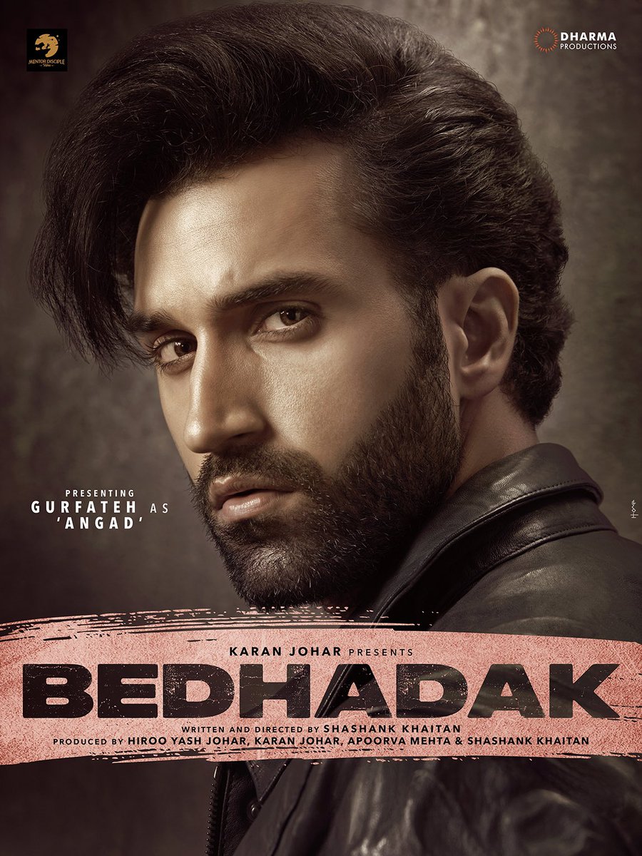 His brooding vibe will make hearts skip a beat. Meet Angad aka Gurfateh in #Bedhadak _______________ @karanjohar @apoorvamehta18 #ShashankKhaitan @gurfatehpirzada