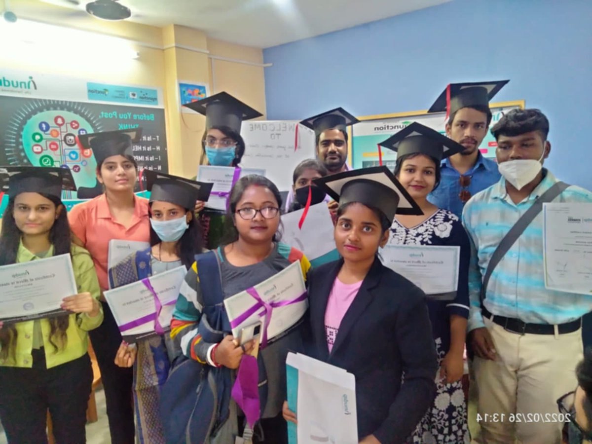 AnudipF's tweet photo. "It always seems impossible until it's done."
Glimpses of Annual Convocation Ceremony at Anudip Skill and Career Development Centre, Bally, West Bengal. Congratulations to all of the achievers, and best wishes for a prosperous future!🎓 
#convocationday #15yearsofcountingatanudip https://t.co/V2owAF23O0