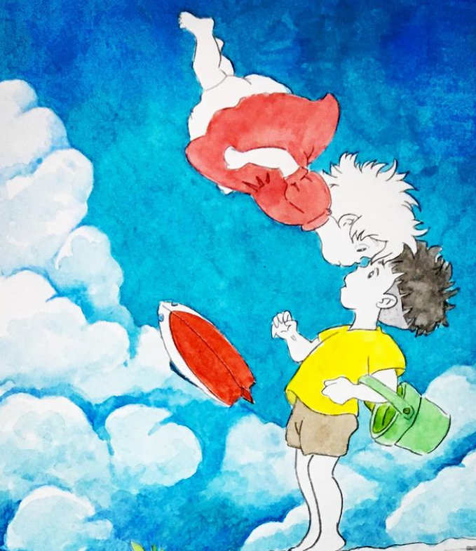 Toastiewiththe's tweet image. Not my #art work
IG urae.t  #ponyo #sosuke #ponyoonthecliffbythesea #ponyoonthecliff #ghibli #studioghibli #anime #fanart