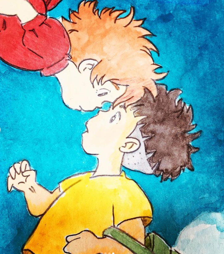 Toastiewiththe's tweet image. Not my #art work
IG urae.t  #ponyo #sosuke #ponyoonthecliffbythesea #ponyoonthecliff #ghibli #studioghibli #anime #fanart