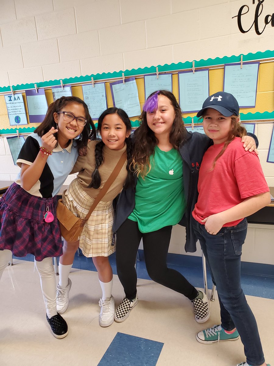 Ritchey's Coyotes (@ritcheyscoyotes) on Twitter photo Take a look at the book characters in my room on #WorldBookDay <a href="/NISDKuentz/">Kuentz Elementary</a>
❤ how 4 of my scholars worked together to bring to life characters from The Babysitters Club series and even recreate one of the covers!
#ReadAcrossAmerica Take a look at the book characters in my room on #WorldBookDay <a href="/NISDKuentz/">Kuentz Elementary</a>
❤ how 4 of my scholars worked together to bring to life characters from The Babysitters Club series and even recreate one of the covers!
#ReadAcrossAmerica
