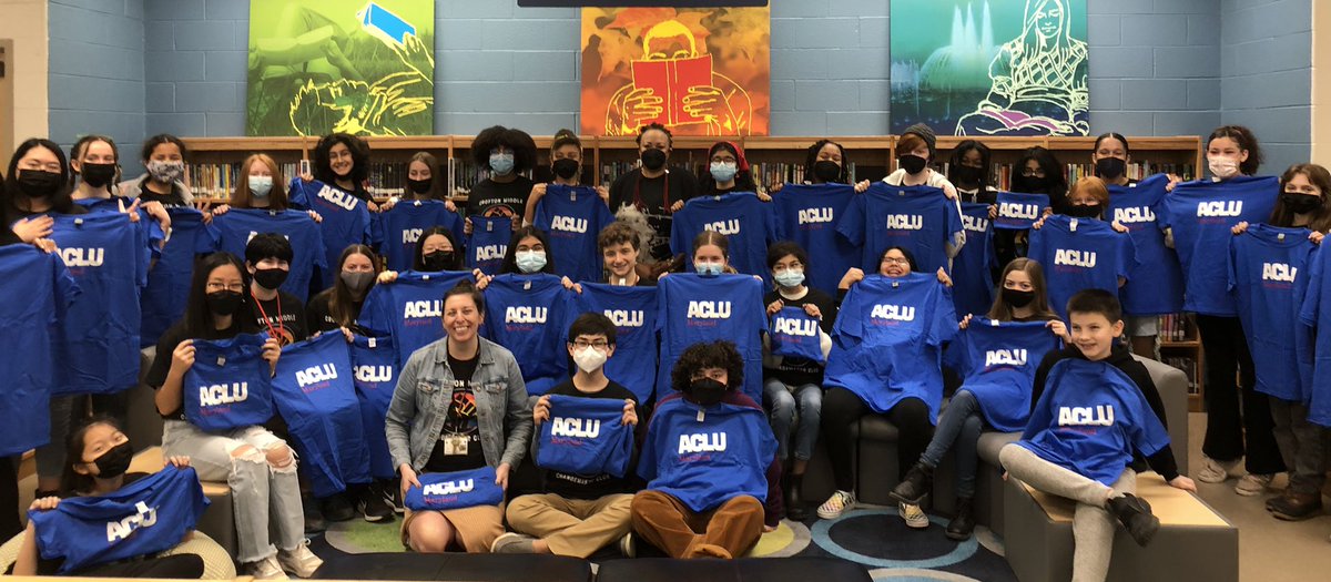 DVStrategies's tweet photo. So grateful and energized to meet with #CroftonMiddleSchool #Changemakers, what may be @ACLU_MDโs youngest group of supporters! Thank you for an unforgettable morning! #Slay #IAmAChangemaker @CroftonMSAACPS @MrsRippeon_ELA https://t.co/QjucPIjr2a