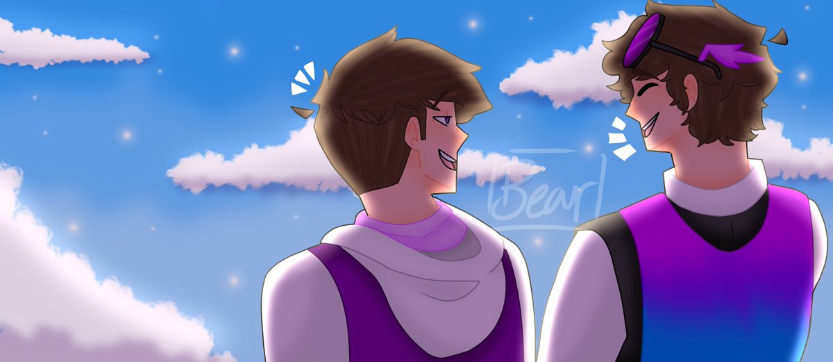 bearorsmth's tweet photo. Purple boys to brighten your day 💜
#melttwt #meltfanart #fiizytwt #fiizyfanart https://t.co/nkBnFAmSs0