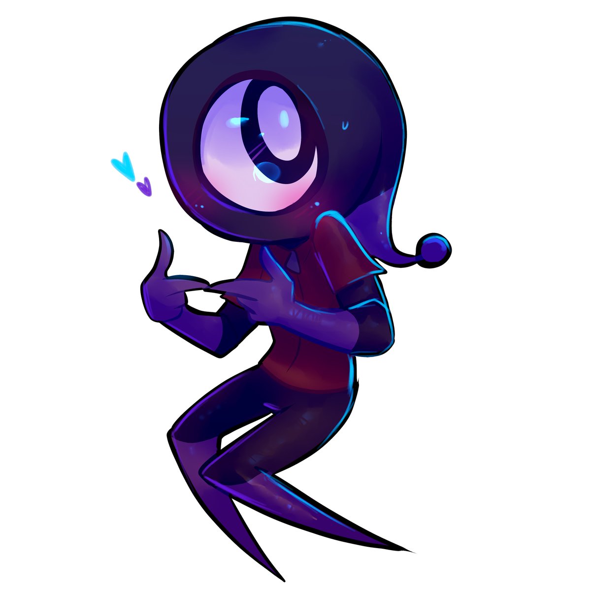 small warmup doodle for <a href="/TwinshiftArts/">☕ TwinShift</a> (@InkRabbitAnim)