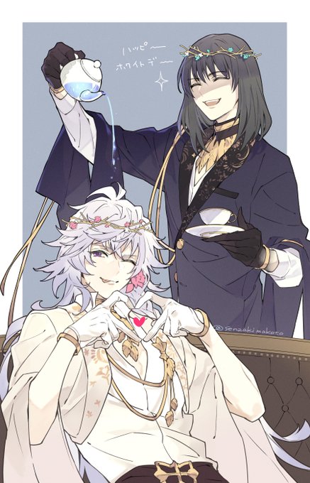 Fgo 礼装 一夜の夢 担当絵師の先崎真琴先生のオベロンとマーリンの設定絵や メリュ子絵師choco先生のランスロットのスクショが炎上したってマジ 同人速報