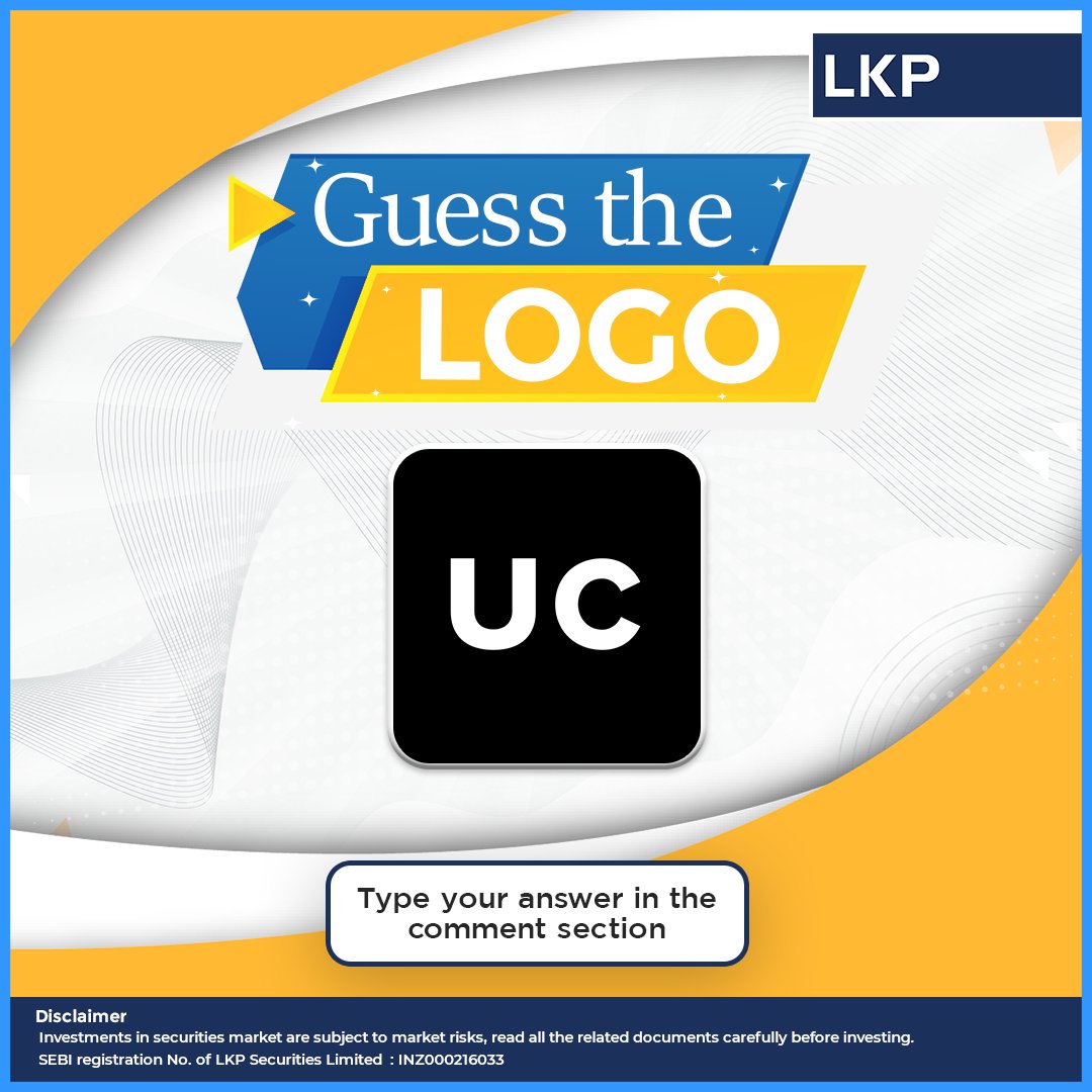 LKPSECURITIES's tweet photo. Did you guess it right? 

Tell us the answer in the comment section below. 

Disclaimer* : https://t.co/54F86mpP8O

1. Like &amp; Share this post in your story &amp; tag us.
2. Tag 5 friends in the comments below.
3. Follow us on all social media handles. https://t.co/f43X2m0qyo