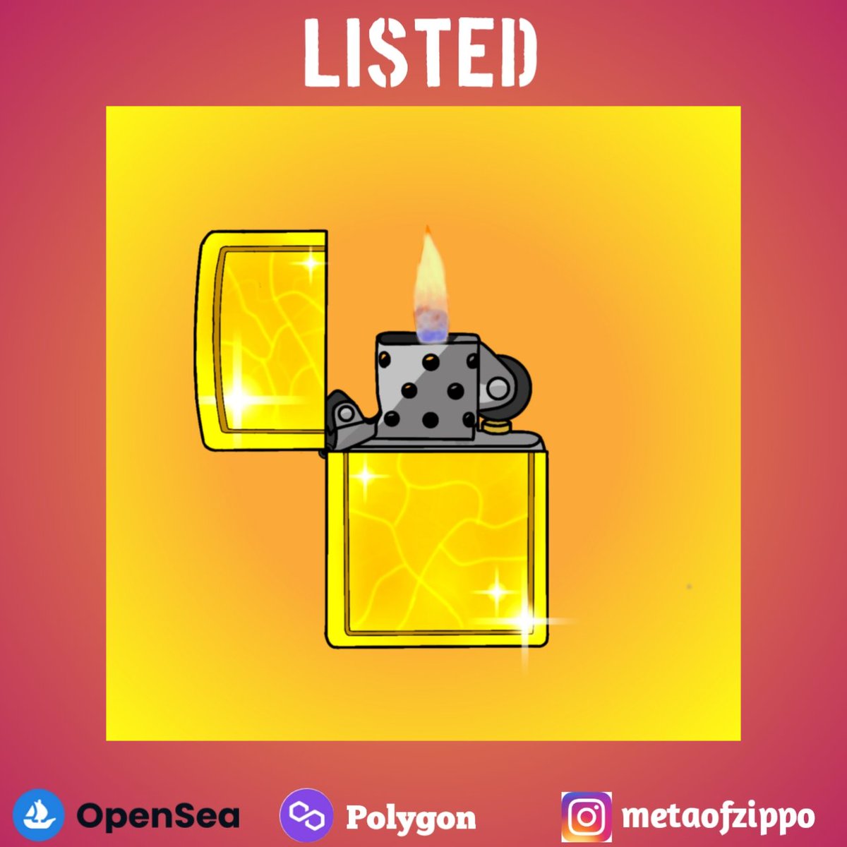 metaofzippo's tweet photo. available on @opensea 
zippo lighter
grab it fast !

polygon blockchain (no gas fee )

link on my bio .

#nftmarketplace  #nftartists  #nftdrop  #nftcollectors  #nftcommunity  #nftart  #nftcollectibles  #nftcollection  #nftpixelart  #nftgiveaways  #nftindonesia https://t.co/bFF79gfWha