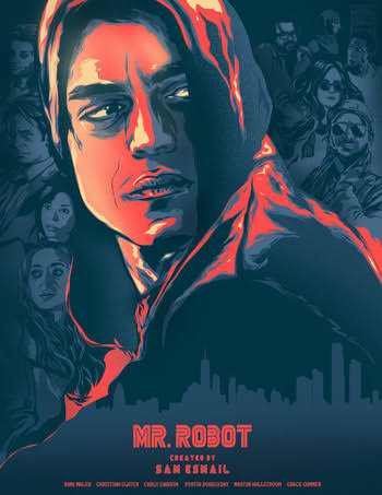 Mr. Robot: Season One movie large poster.