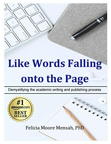 What2doWithTHAT's tweet photo. Felicia also talks about her book "Like Words Falling Onto The Page: Demystifying the academic writing and publishing process"

To celebrate our 50th episode @docmensah reduced 5$ from the price of the book on #Amazon for our listeners.

Check it out at https://t.co/5tk8wPMQ88 https://t.co/xMShQHAek3