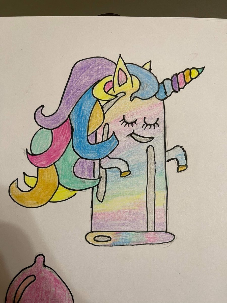 becarefulclub_'s tweet photo. What about this sketch?🤷🏽‍♂️ 1/1 Unicondom🦄

RT &amp; Like for more sneak peeks❤️
👾Discord in bio!
#NFTs #Unicorn #SneakPeek #SolanaNFTs https://t.co/OybzELTedA