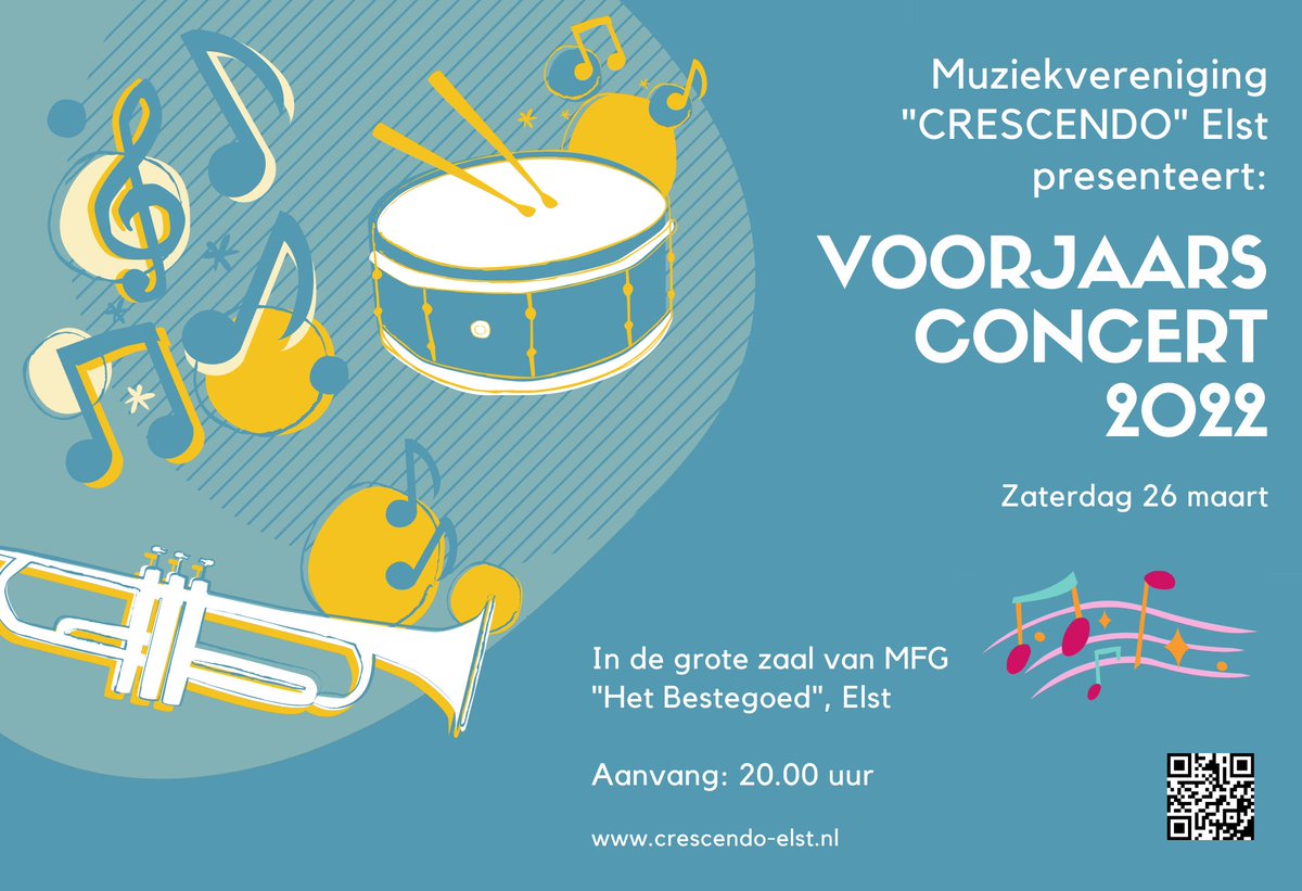 MuzCresElst's tweet photo. Noteer maar vast in de agenda!! https://t.co/DitoujODvm