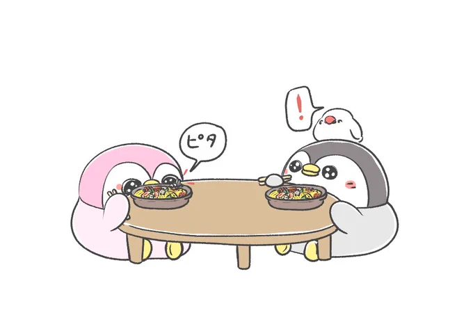 ペンギンとちらし寿司 