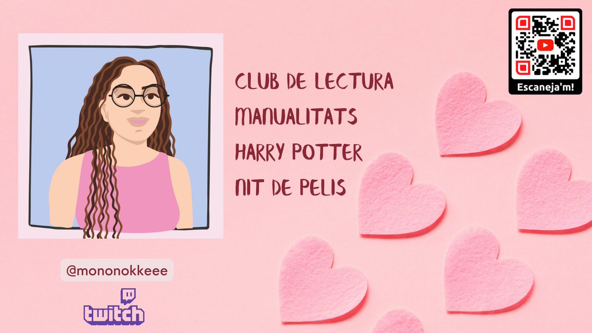 creadorstv's tweet photo. 👀 Us presentem a la @mononokkeee

En aquest canal trobaràs un popurri d'activitats!😊 Club de lectura, manualitats i Harry Potter!

I el millor de tot? Que és 100% en català! 💖

Aquí trobareu totes les xarxes! 

👉 https://t.co/7VVIYTF2tb https://t.co/iPQWwrfaLc