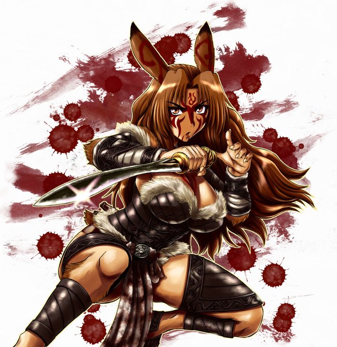 #うさぎの日
首狩るのとニヒルなのと。 