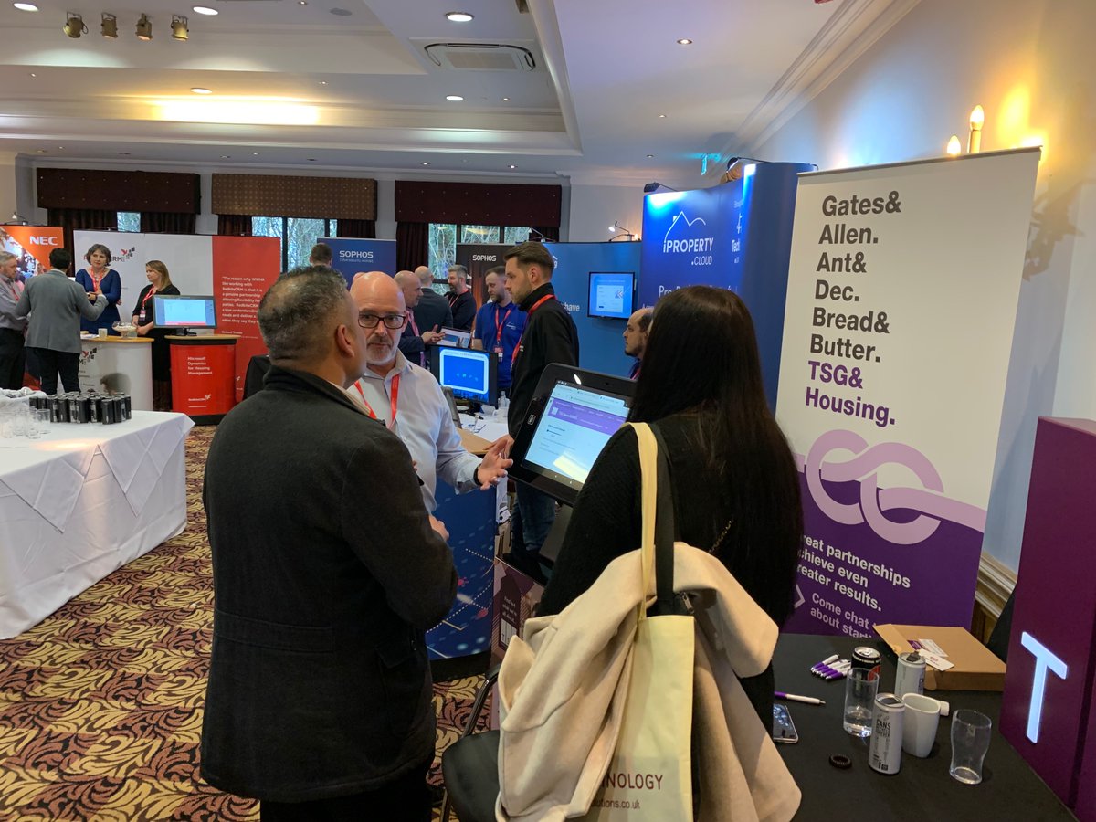 Our housing team had a fantastic day 1 at <a href="/housingtech/">Housing Technology</a> #HousingTech2022. Thanks to everyone who joined us for our presentation with @GrandUnionHG.

Head over to the TSG stand in the College Suite or visit our digital booth online today - the team are ready and waiting to chat!