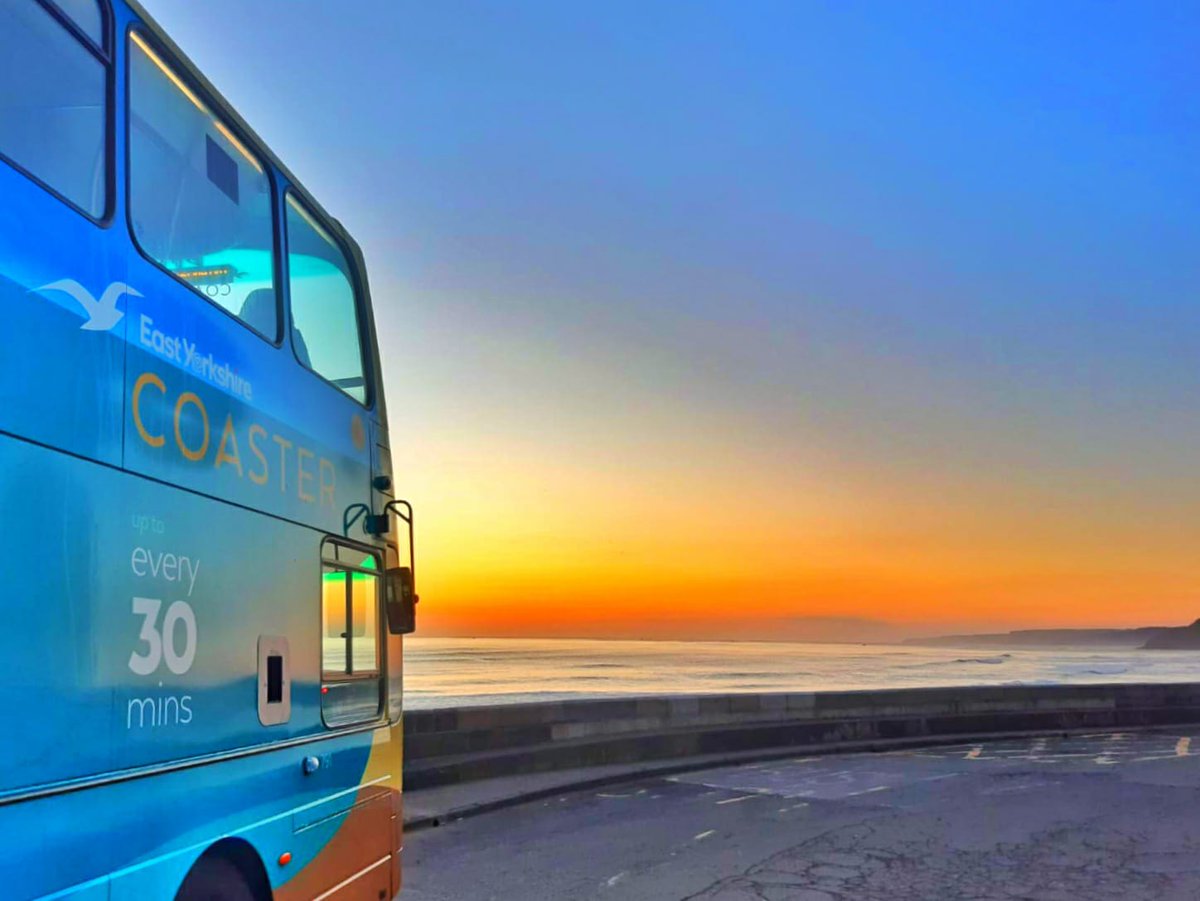 EYBuses's tweet photo. Coaster returns soon!
Coaster 12/13 is back from Saturday, with a new route for 13 down to Scarborough seafront.
Bridlington - Filey - Scarborough in style.
https://t.co/lA5eRLF1N1 https://t.co/lZmvmWVj3v