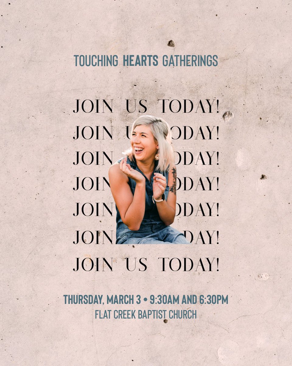 Ladies, it’s going to be a great day at TH today! Join us for one of our gatherings at either 9:30AM or 6:30PM. Invite your friends! 💕 #touchinghearts #womensministry
