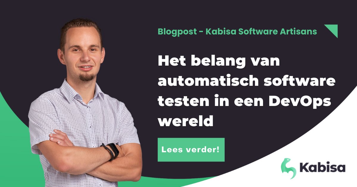 kabisasoftware's tweet photo. DevOps + test automatisering = 🚀. In deze post legt @_pascalw het belang van testautomatiseren in DevOps uit. https://t.co/cWGJ2EjarG https://t.co/mzS3kREicj