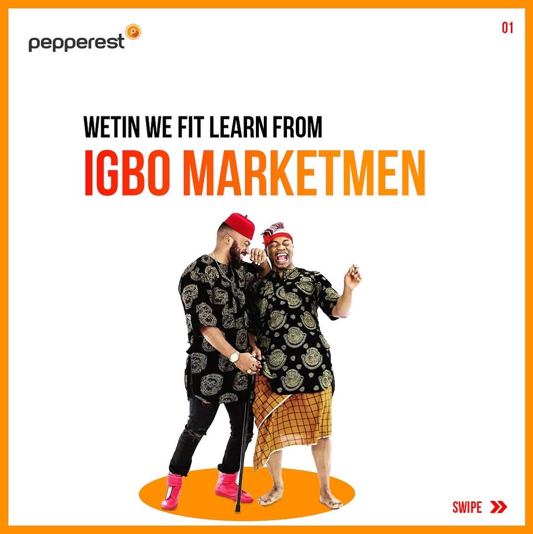usepeppa's tweet photo. E get somethings wey dem Igbo businessmen dey do wey dey make dem do well for business. If you don buy something for their shop before, you go fit relate to these things.
You fit apply some of these things to your own business too so you go fit advance your business.
#pepperest https://t.co/xambSs5MLM