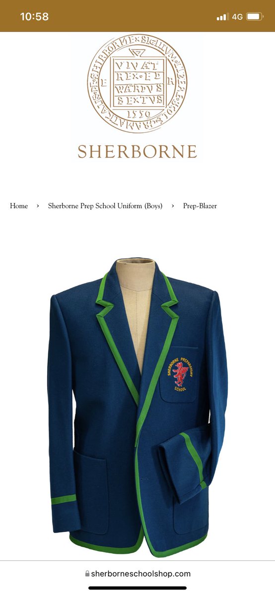 jebrittan2's tweet photo. Oh 👀 For £95 you can buy a blazer with the very SAME RED GRIFFIN that was Lindsay’s #Predator 🐉 logo #SherbornePrep 
#SharedHeritage
NOT #SeparateEntity
In April 1998 it was Lindsay who set SP up with charitable status
From Sept 1998 it was just SP minus RL. Nothing was NEW 💰 https://t.co/slAGqCPWiZ