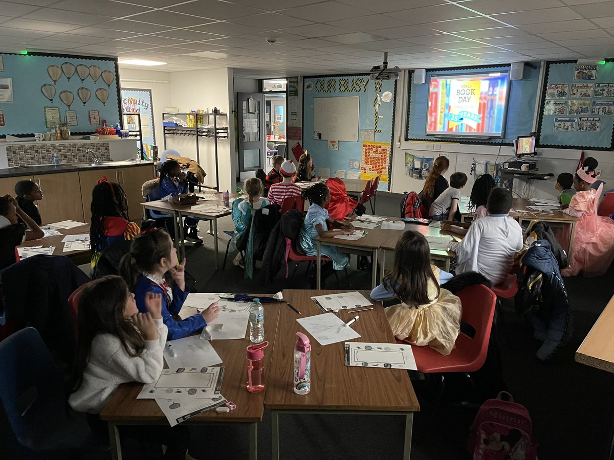 MrMcNulty3's tweet photo. Saint Blanes Primary 4/3 can’t wait to watch the BBC live lesson for todays world book day! @StBlanesGCC @WorldBookDayUK @BBCLiveLessons @MccomishMrs https://t.co/4l2mn2sDS9