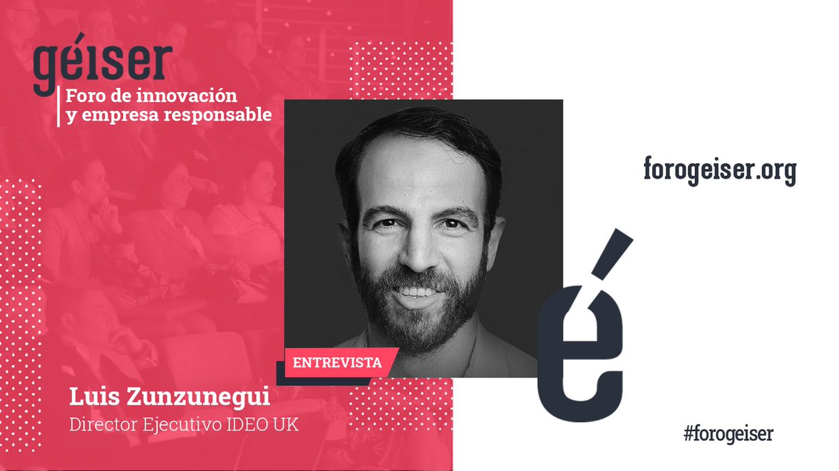 ForoGeiser's tweet image. 🎙En la charla que mantuvimos con @luiszunzunegui, Director Ejecutivo en @ideo UK nos habla sobre (bit.ly/LuisZunzunegui): #humancentricdesign #InnovaciónResponsable #DesignThinking #Creatividad
#geiser #forogeiser #economiahumanista @GustavoGarciaDz