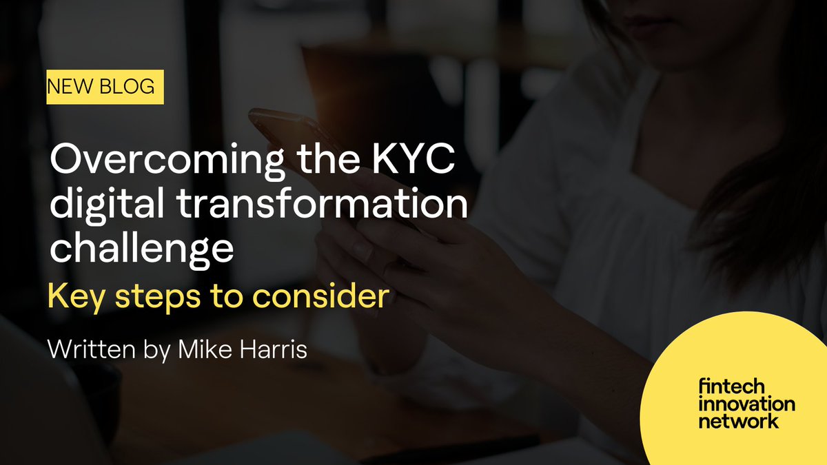 In his latest article for our Insights Hub, Michael Harris explores the challenges involved with the digitisation of #KYC process and 3 critical steps to help ensure success. Read the article here: lnkd.in/e2ReYSnU