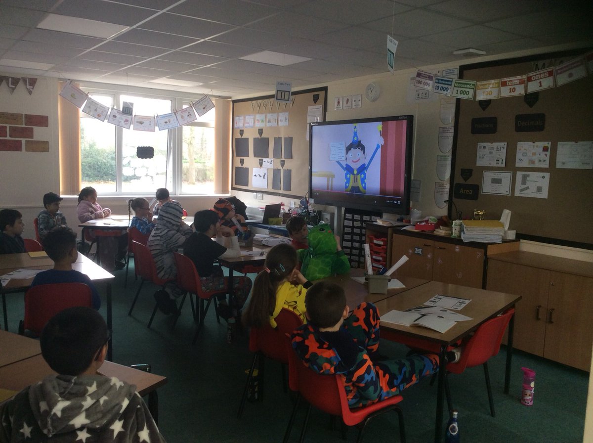 CannonParkSch's tweet image. Year 4 are enjoying the BBC Teach World Book Day live lesson. #WorldBookDay #bbcteach