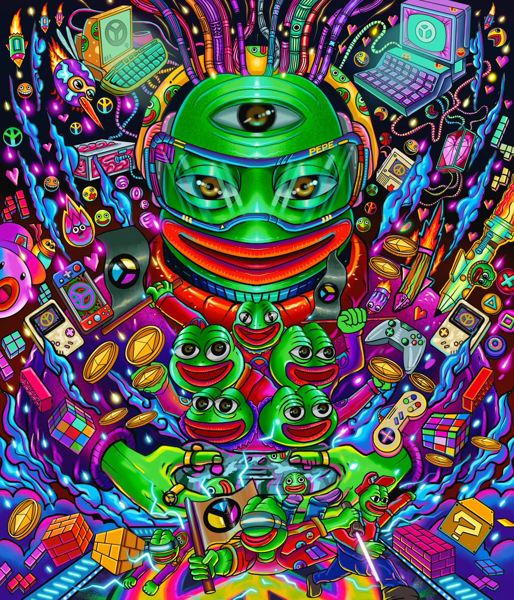 🔥PEPE Game for Peace🔥
Check out this artwork by 
<a href="/BaanbeS/">baanbe_eth</a> on @withFND 
👇👇👇👇👇
foundation.app/@Baanbestudio/…
🙏🐸I Hope you enjoy my artwork .🐸🙏
#pepe #FrogFam #NFTs #pepethefrog #NFTCommunity
