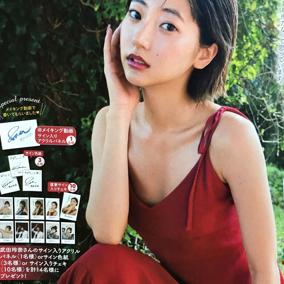 【シリアルナンバー入り】武田玲奈　直筆サイン入りパネル 武田玲奈 直筆サイン入り パネル