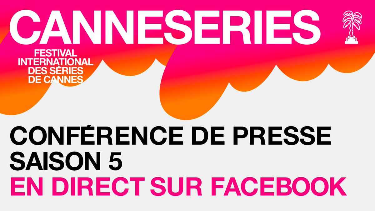 CANNESERIES's tweet photo. J-1 avant l'annonce de la programmation de #CANNESERIES S5 !

🎥 Rendez-vous demain à 11h15 sur notre page Facebook pour suivre la conférence de presse en direct. https://t.co/u92NXuh0wO