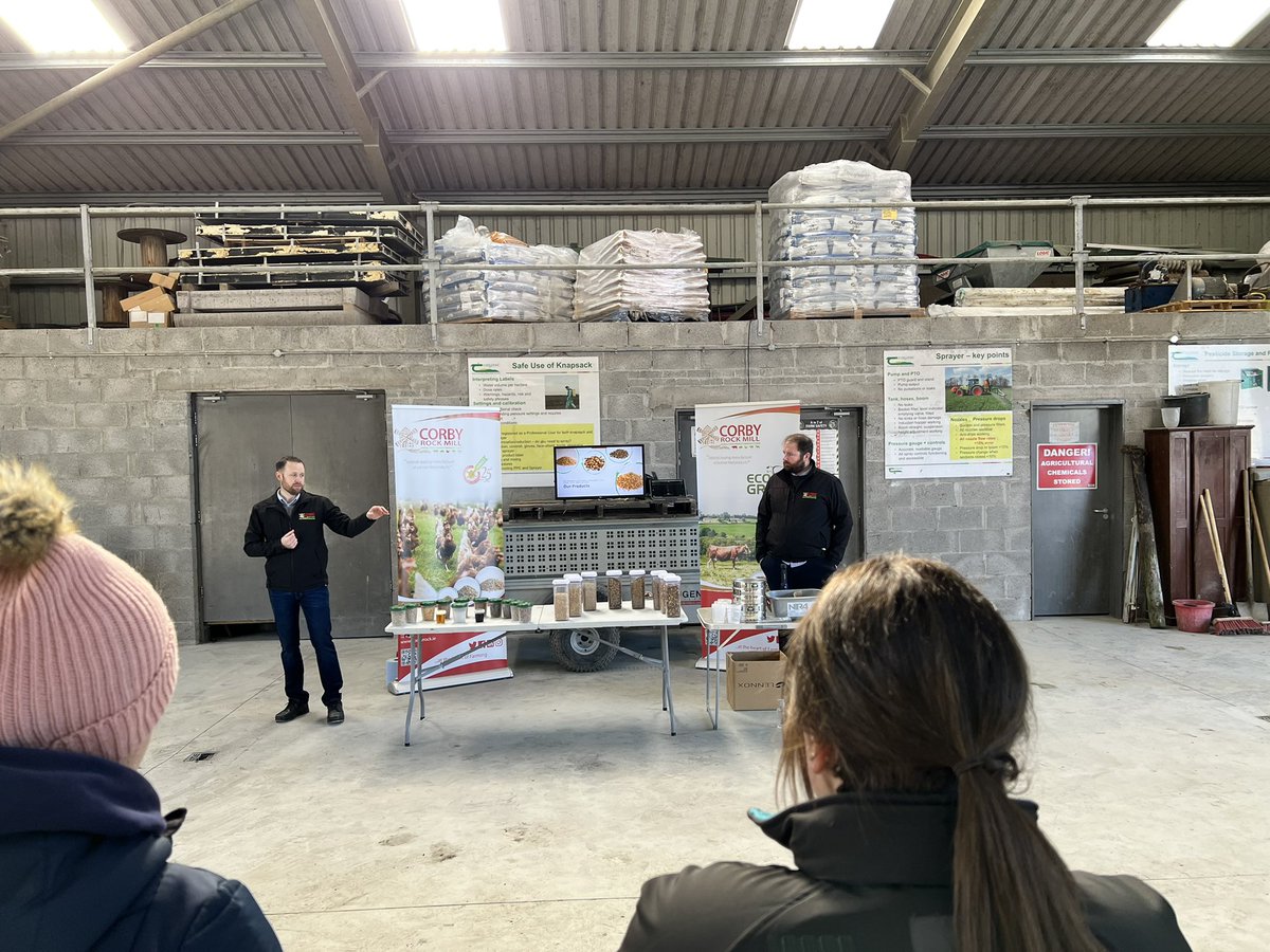 AgriAware's tweet photo. Colaiste Dun an Ri students hearing from @corbyrockmill #farmwalk2022 https://t.co/1iztv0bz93