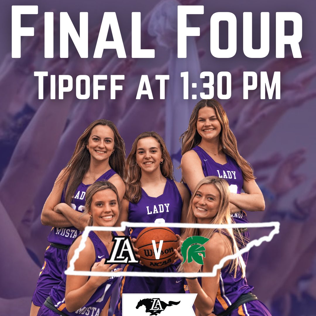 LAmustangGBB's tweet photo. GAMEDAY

🆚 Knox Webb
⏰ 1:30 PM
📍 Cookeville, TN
🏟 Tennessee Tech
📺 NFHS Network
🏀 Final Four https://t.co/VUjRqLXwNW
