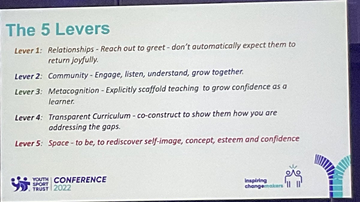 vicgoddard's tweet photo. Professor Barry Carpenter talking about child mental health and the impact of the pandemic. 5 levers for schools to support/improve @YouthSportTrust #SpikyProfile https://t.co/cr3yFrOs9y