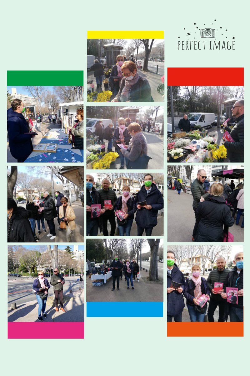 👋Aujourd’hui Tractage du Comité LREM  du 9-10 @JpmMOATTI  @Thierryaivaz @MeimounMartine @BernardVerrier  @ThierryTreglia sur le marché Prado-Michelet à Marseille, confiance en notre Chef de l’Etat, des inquiétudes face à la situation internationale. Des Marseillais(es) au RDV 💪