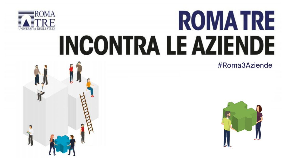 🎉Riparte "Roma Tre incontra le aziende", il progetto di Ateneo rivolto a consolidare il legame del mondo universitario con le imprese, grazie a una serie di incontri con le maggiori aziende in Italia e nel mondo.

Scopri il programma 👇
uniroma3.it/articoli/roma-…

#Roma3Aziende