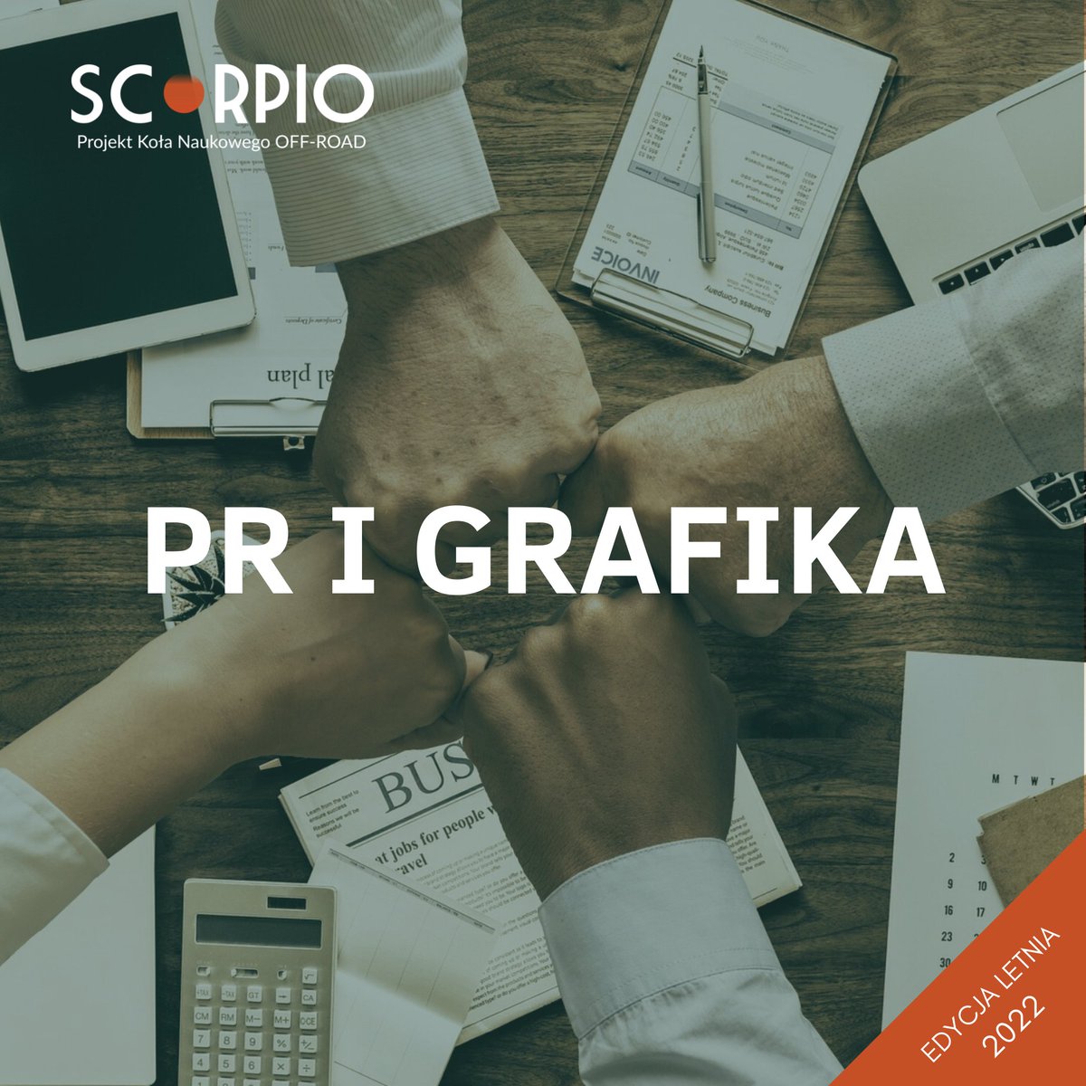 ProjektScorpio's tweet photo. ✒ Dział PR

Jeśli interesujesz się marketingiem, promocją lub organizacją wydarzeń, potrafisz obsługiwać stronę internetową, a może czujesz się pewnie w programach graficznych/montowaniu filmików - przyjmiemy Cię z otwartymi ramionami! https://t.co/FC9vMh3n61