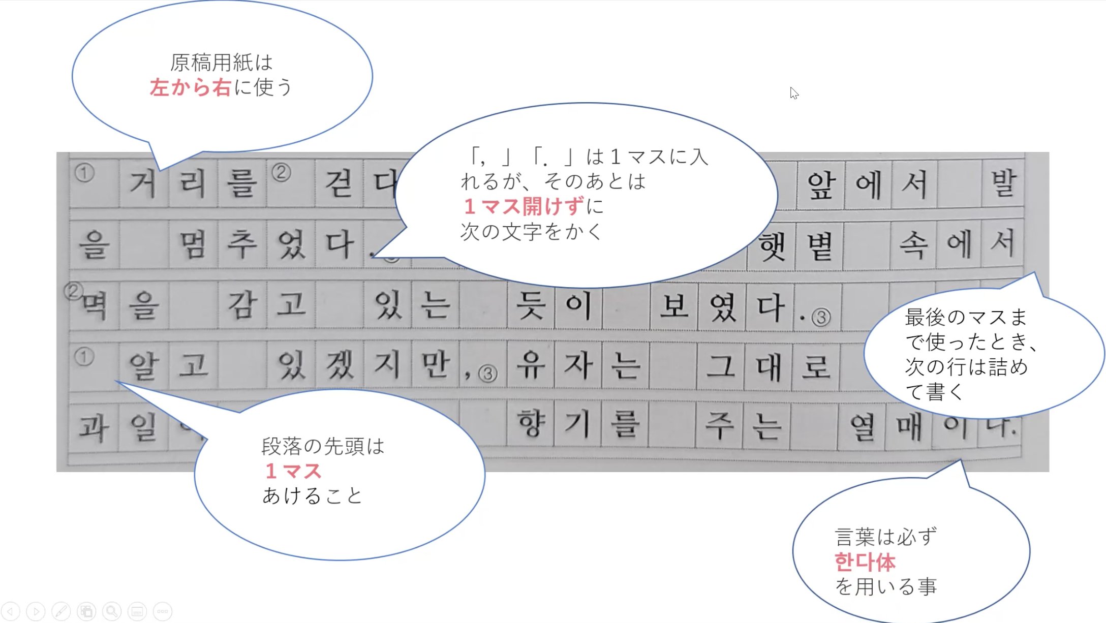 Kachi 韓ドラで学ぶ韓国語 Topik作文のポイントまとめ 54番の作文ってどうやって書き始めたらいいかわからない 原稿用紙の記載ルールを知らない そんな方のために絶対に抑えておくべきポイントをシェアします これだけでも目を通しておけば作文の