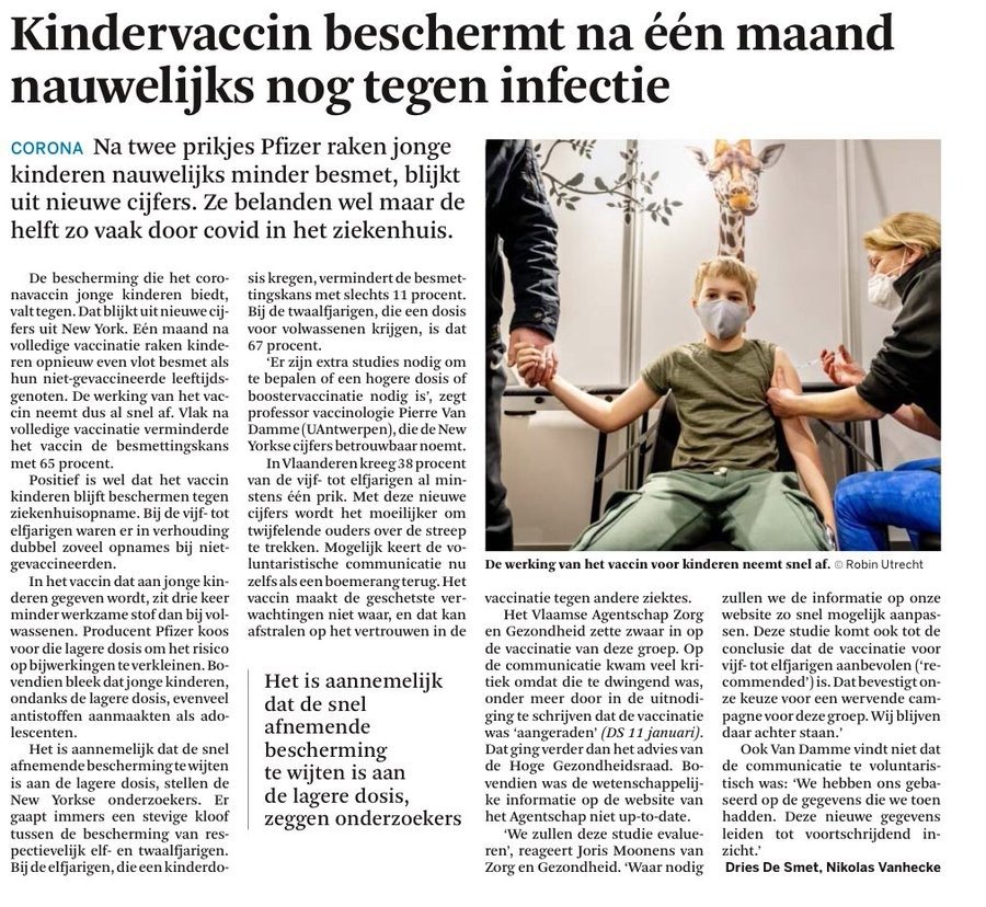 👇 Ik blijf het herhalen. Zonder enige kennis van zaken eerst kinderen besmetten via het onderwijs en dan vaccineren. Het kan allemaal geen kwaad... Nu ligt het aan de dosis... Onderzoeken zo'n 'onderzoekers' ook iets op voorhand? Of zoeken ze vooral excuses achteraf? #fail