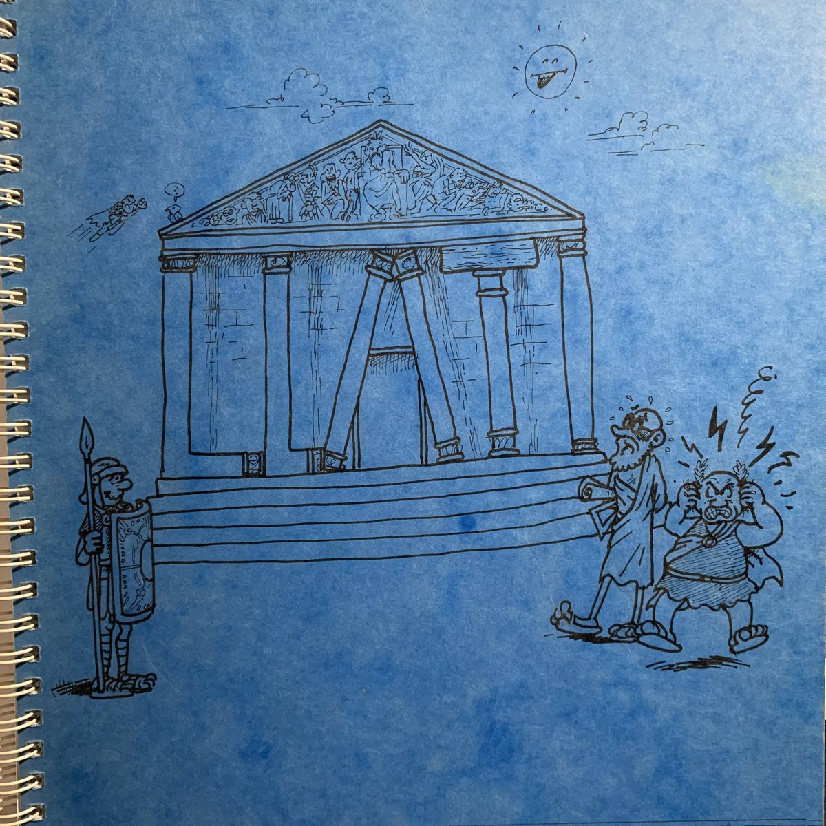 quimboucomics's tweet photo. Dijous, dibuix
Una llibreta que té+de 30anys. Si hagués estudiat la1/2 del que vaig dedicar-me a decorar les llibretes,ara seria la1/2de ruc
Reconec q aquest cop estava inspirat. O segueixo igual de ruc q llavors pq m’ha fet gràcia
#dijousdibuix #comic #llati #llibreta #estudiant https://t.co/LUZE2j9VnR
